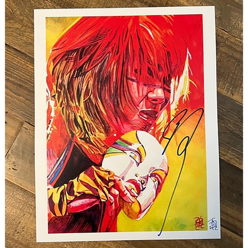 Asuka Empress' New Groove SIGNED 11x14 Rob Schamberger Art Print