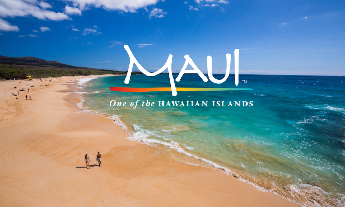 Aerial View of Beach in Maui