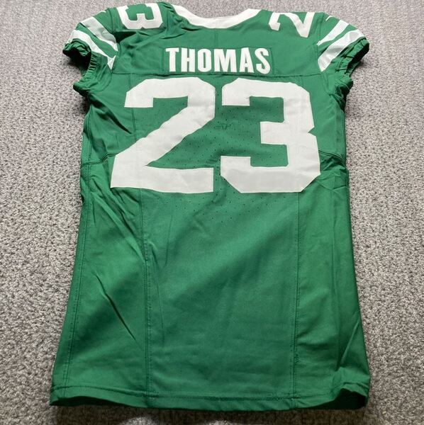 London Games - Jets Azareye'h Thomas Game Worn Jersey (10/12/2025) Size ...