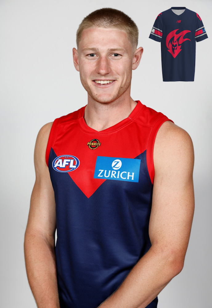 Melbourne Demons Gather Round Gridiron Top - Jacob van Rooyen #2