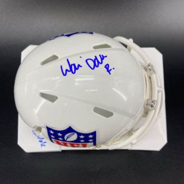 NFL - Giants Wan'Dale Robinson Signed NFL Shield Mini Helmet