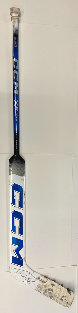 #35 Thatcher Demko Game Used Stick - Autographed - Vancouver Canucks