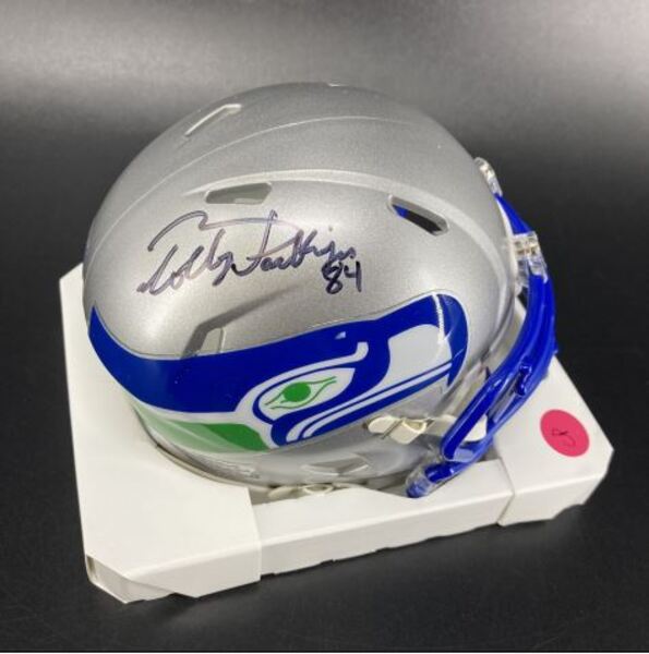 Seahawks - Colby Parkinson Signed Mini Helmet (Not Authenticated)