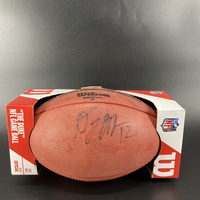 Panthers - DJ Moore Signed Authentic Football With 100th Anniversary Logo