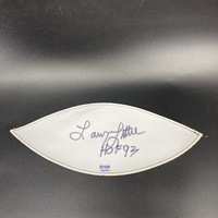 HOF - Dolphins Larry Little Signed White Panel