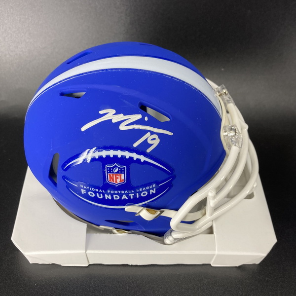 NFL - Broncos Marvin Mims Signed NFL Foundation Mini Helmet
