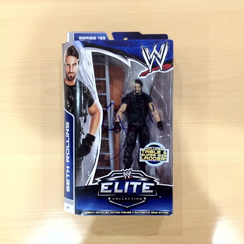 SIGNED Seth Rollins Elite Series 25 Action Figure