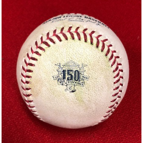 Game-Used Baseball -- 06/28/2019 -- CHC vs. CIN -- 4th Inning -- Montgomery to Senzel (Double)
