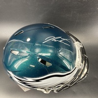 NFL - Eagles 2023 1st round pick Jalen Carter signed authentic helmet