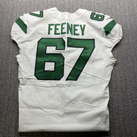 Crucial Catch - Jets Dan Feeney Game Worn Jersey 2021 Season Size 46