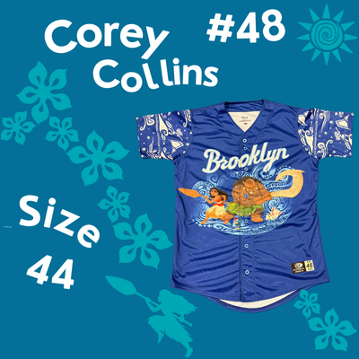 #48 Corey Collins Game Used Moana Jersey (Size 48)