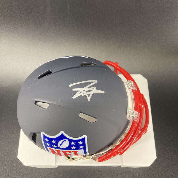 NFL - Titans Tyjae Spears signed shield mini helmet