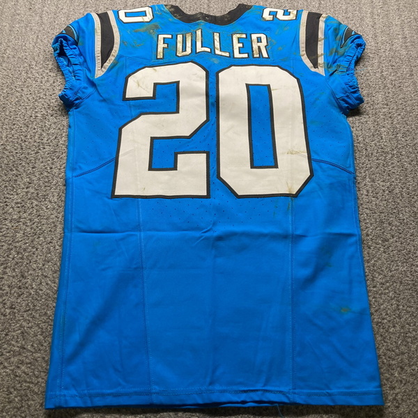 International Series - Panthers Jordan Fuller Game Used Jersey (11/10/24...