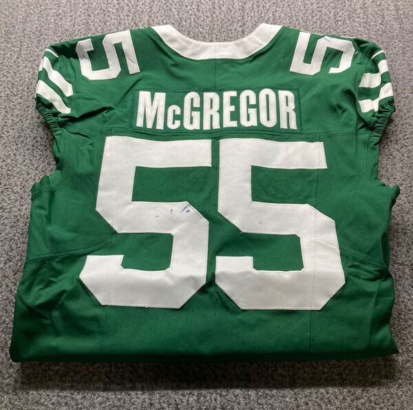 London Games - Jets Braiden McGregor Game Worn Jersey (10/12/2025) Size ...