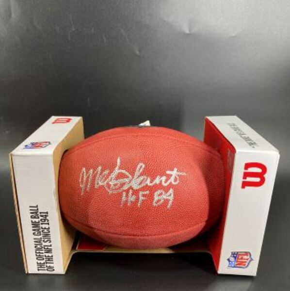 HOF - Steelers Mel Blount Signed Authentic Football