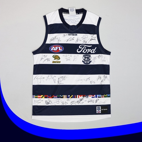 Photo of LEOPOLD- 2025 Regional Round Guernsey with Leopold logo signed by the 2026 AF...