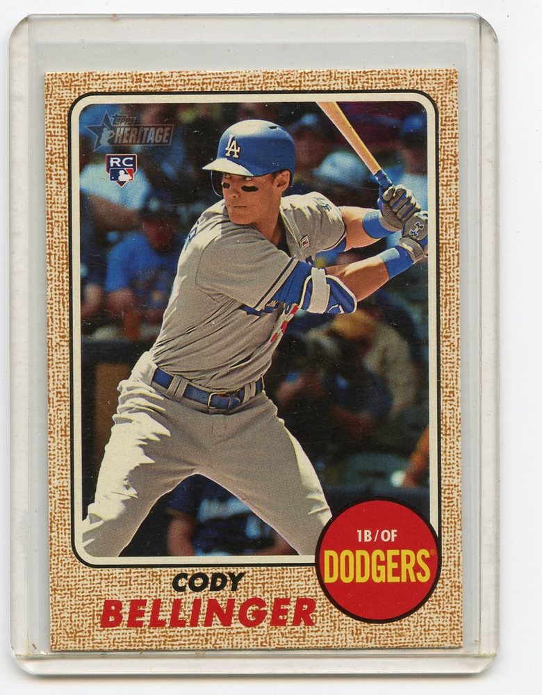 2017 Topps Heritage #678B Cody Bellinger Action SP