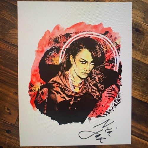 Nia Jax SIGNED 11 x 14 Rob Schamberger Print (Apocalyptic)