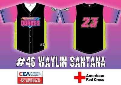 2024 90's Jersey #46 Waylin Santana - Size 46