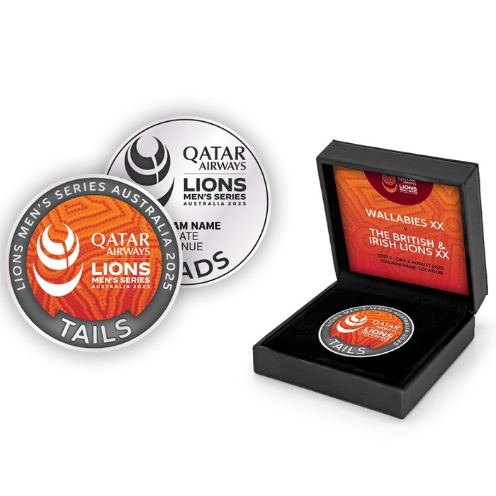 Photo of RA 2025 Wallabies v BIL Game 3 Match-Used Coin