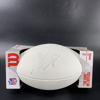 NFL - Seahawks Shaun Shivers Signed White Composite Football