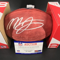 Red Cross - Jaguars Mac Jones Signed Authentic Football with 2021 Draft ...