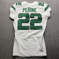 Crucial Catch - Jets La'Mical Perine Game Worn Jersey 2021 Season Size 42