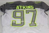 NFL - BENGALS GENO ATKINS 2015 TEAM CARTER GAME ISSUED PRO BOWL JERSEY - SIZE 46