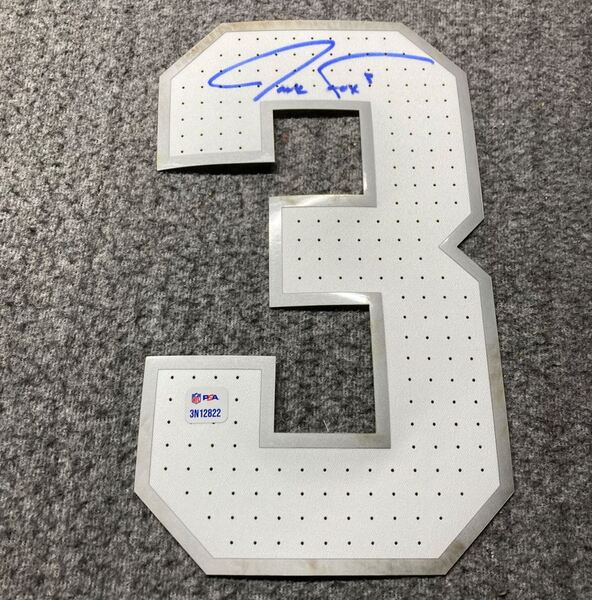 NFL - Lions Jack Fox Signed Jersey Number