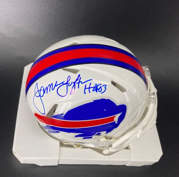 HOF - Bills James Lofton Signed Mini Helmet