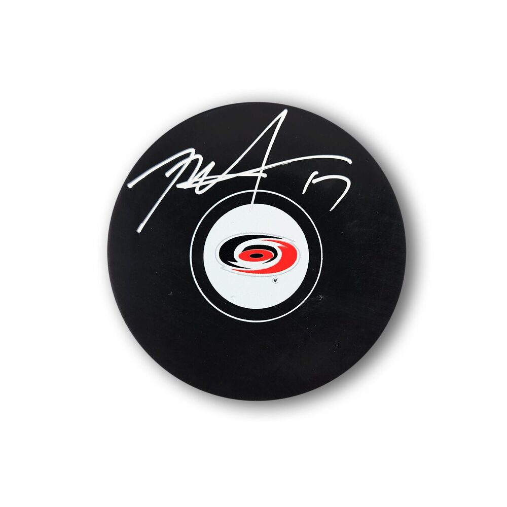 Rod Brind'Amour Autographed Carolina Hurricanes Hockey Puck