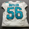 NFL - Dolphins Donald Butler Game Cut Jersey Size 42