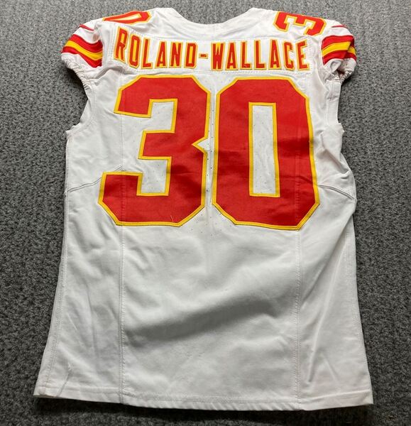Sao Paulo Game - Chiefs Chris Rolland-Wallace Game Worn Jersey (9/05/202...