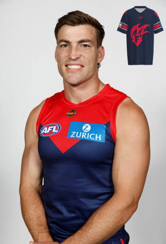 Photo of Melbourne Demons Gather Round Gridiron Top - Jack Viney #7