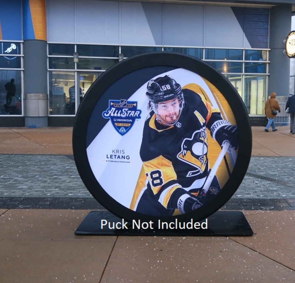 2020 NHL All Star Game Banner Featuring Kris Letang (Pittsburgh Penguins)