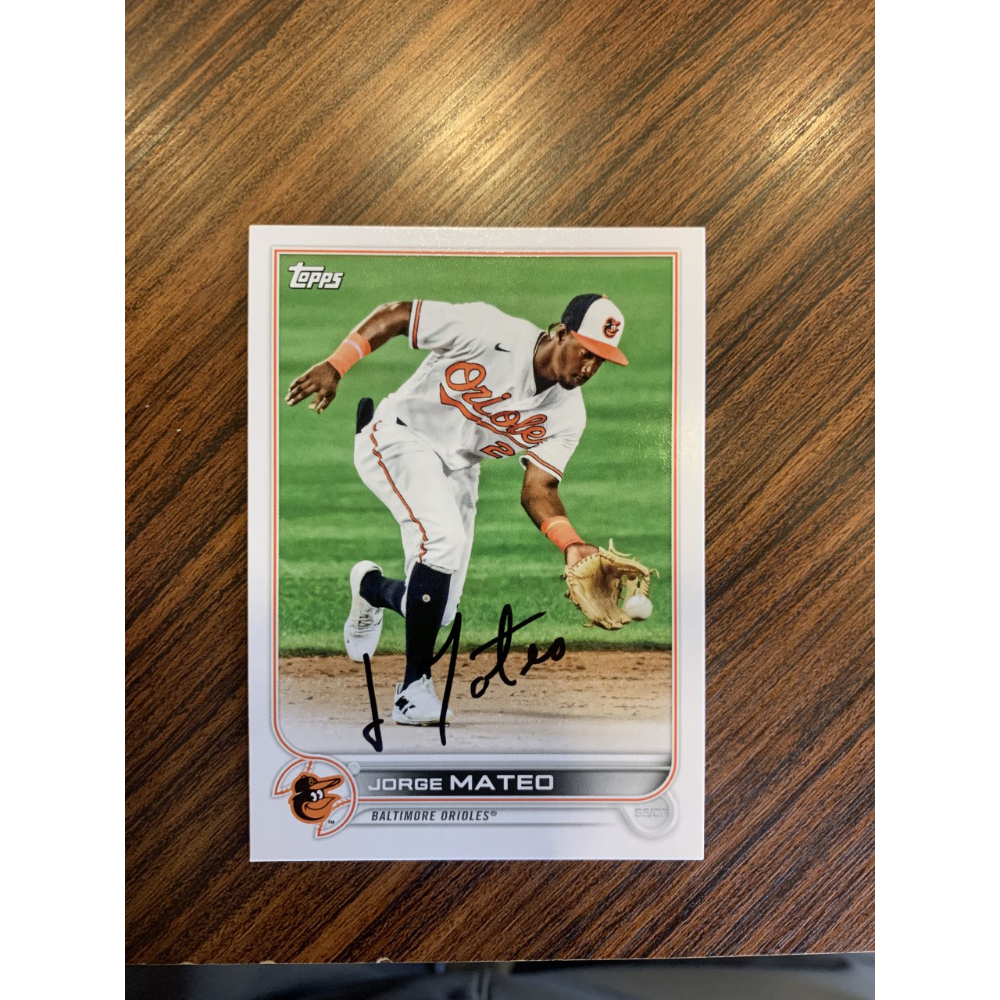 Mateo Baseball Card Autographed Baltimore Orioles Auctions