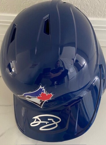 Photo of Bo Bichette Autographed BlueJays Helmet