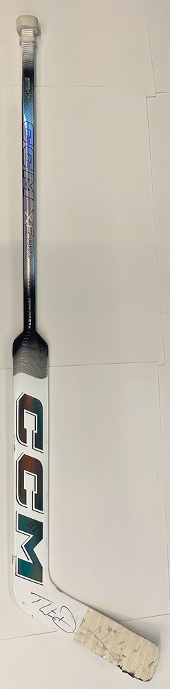 #35 Thatcher Demko Game Used Stick - Autographed - Vancouver Canucks