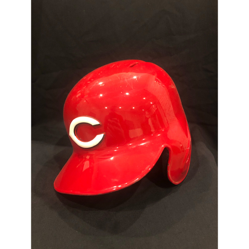 Nick Senzel MLB Debut -- Game-Used Batting Helmet -- Worn During Nick Senzel's First Major League Game -- Giants vs. Reds on 5/3/2019