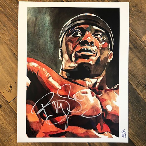 Bobby Lashley SIGNED 11x14 Rob Schamberger Art Print