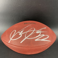 Broncos - Kareem Jackson Signed Authentic Football With Crucial Catch Ri...