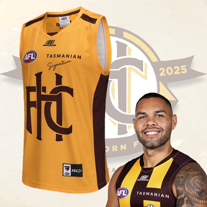 Photo of Jarman Impey #4 Hawthorn 2025 Gold Heritage Match-Worn Guernsey