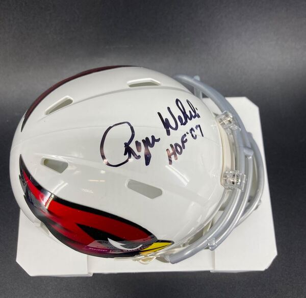 HOF - Cardinals Roger Wehrli Signed Mini Helmet