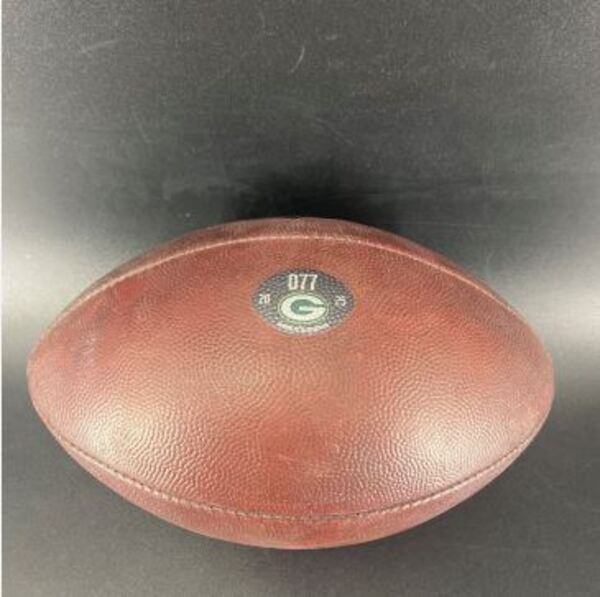 NFL - Packers Game Used Football (10/26/2025) Individually Numbered 077
