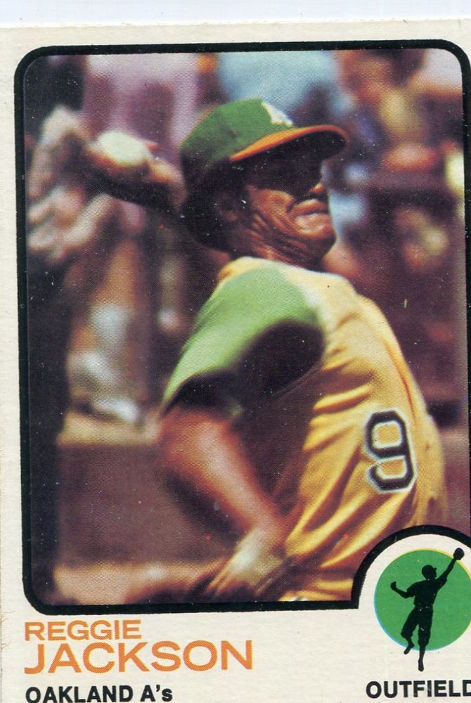 1973 Topps #255 Reggie Jackson-- Hall of Famer