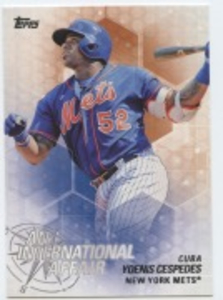 2018 Topps Update An International Affair #IA8 Yoenis Cespedes