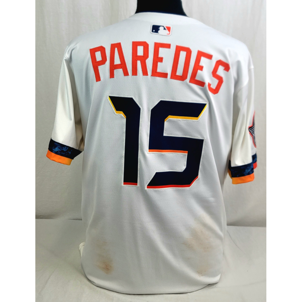 Isaac Paredes Game-Used City Connect Jersey - Size 46