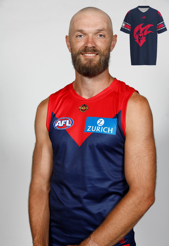 Melbourne Demons Gather Round Gridiron Top - Max Gawn #11