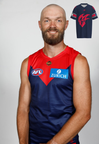 Photo of Melbourne Demons Gather Round Gridiron Top - Max Gawn #11