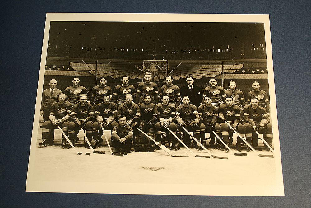 VINTAGE Detroit Red Wings 1933-1934 Team Photo